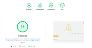 Snelheid website meten afbeelding Google PageSpeed