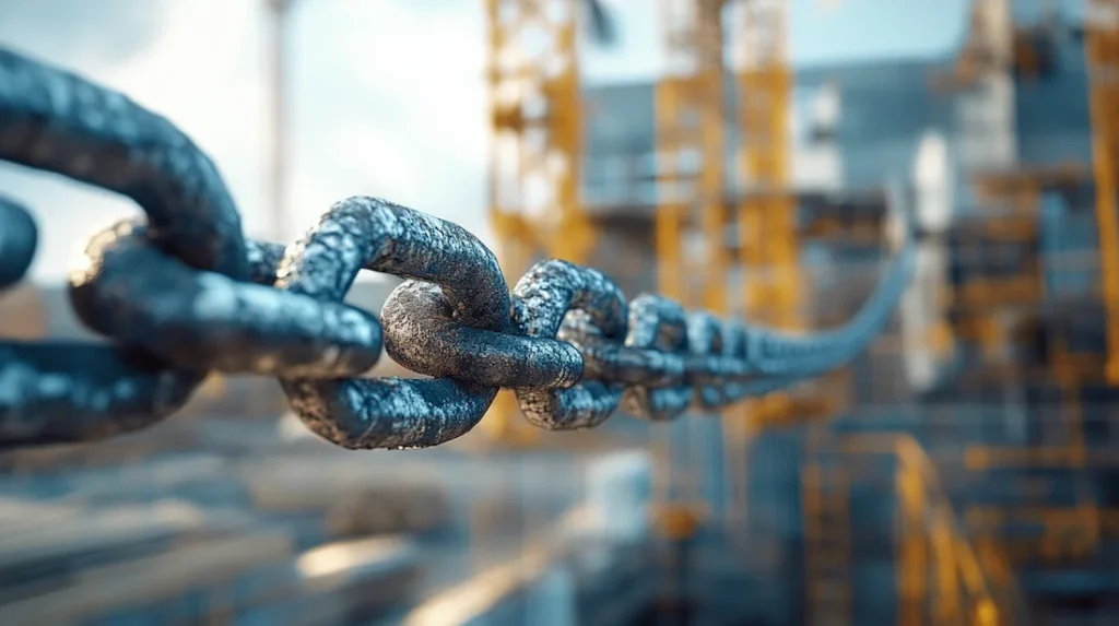 Permalinks Aanpassen WordPress - ketting op bouwplaats